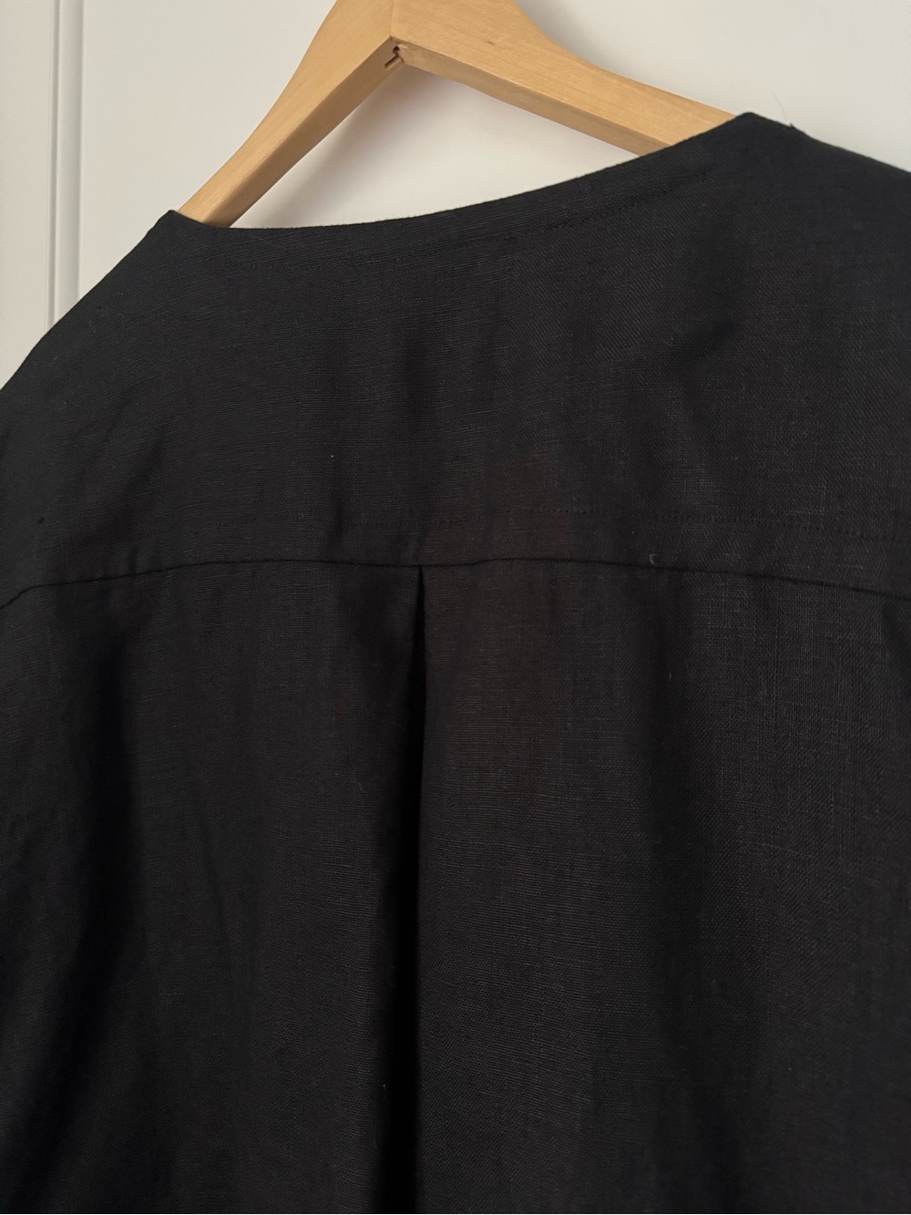 Jones New York Black Linen Open Blazer with pockets, size 1x - Picture 7 of 8